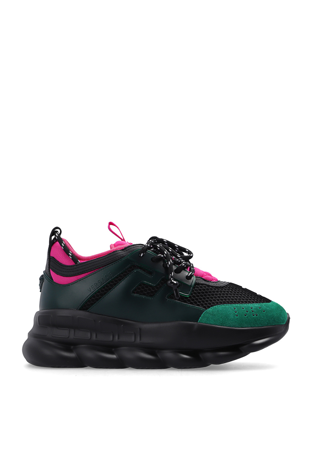 Versace chain store reaction sneakers pink